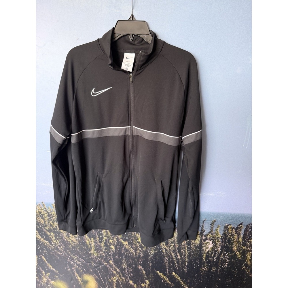 Nike Jacket Men's Dri-FIT Academy Knit Soccer Track Black , CW6113 Large